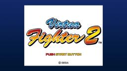 Virtua Fighter 2 Title Screen